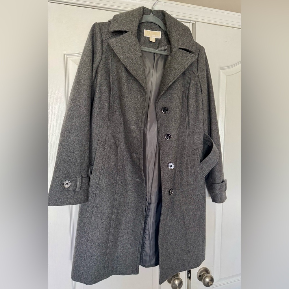 Michael Kors Charcoal Gray Coat